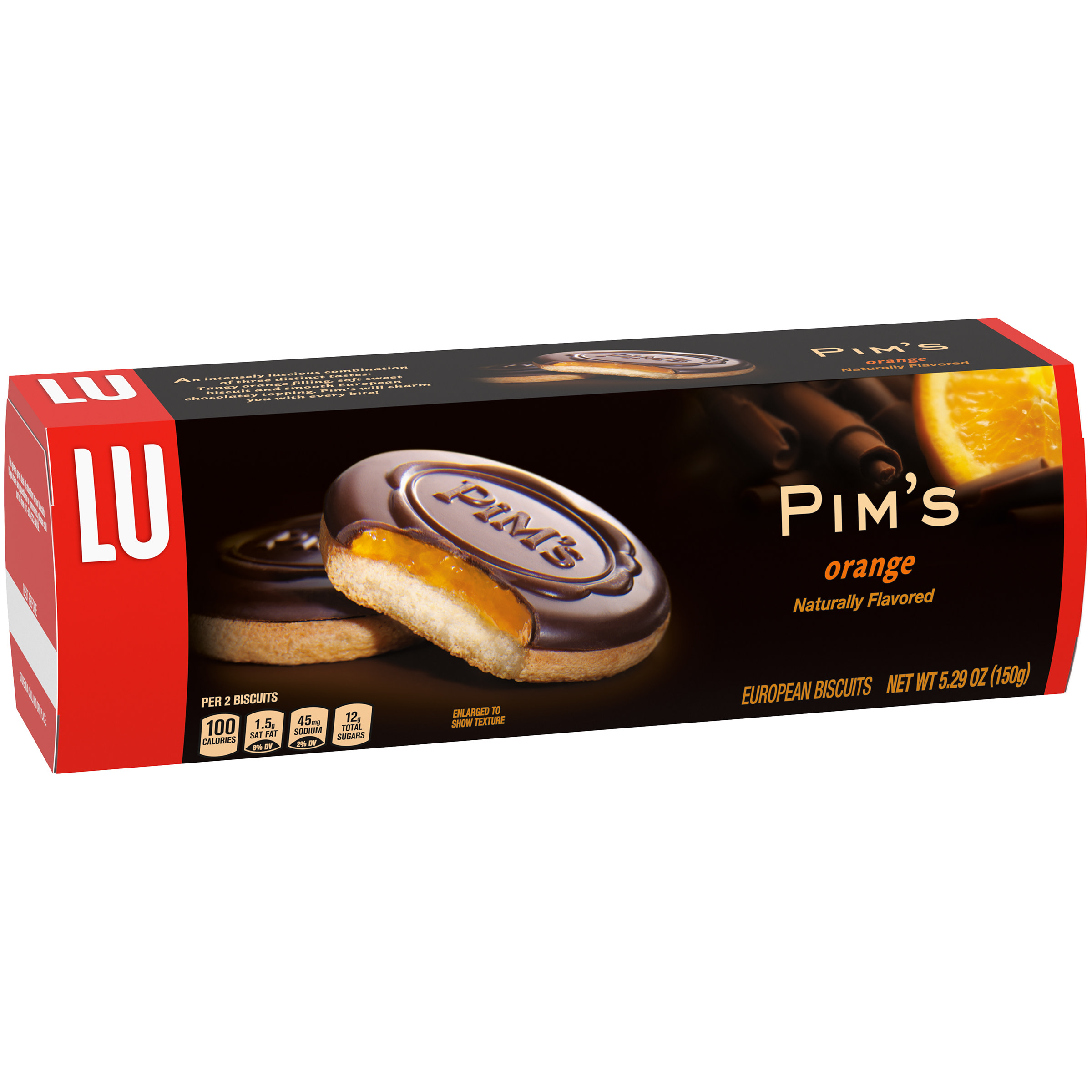 Lu Pim's Orange European Biscuits, 5.29 oz - image 2 of 5