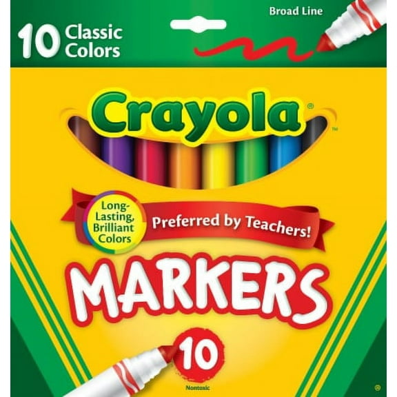 2X - Crayola Broad Line Classic Color Markers