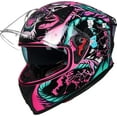 thumbnail image 7 of ILM Motorcycle Helmet Full Face with Pinlock Compatible Clear&Tinted Visors and Fins Street Bike Motocross Casco DOT(Legend Pink, X-Large), 7 of 7