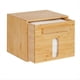 thumbnail image 1 of Porta Toallas Faciales Desechables de Bambú, Contenedor con Cajón para Toallas Faciales, Organizador Extragrande para Toallas Limpias., 1 of 5