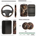 thumbnail image 7 of XYZCANDO Deer Camo Forest 14 Pack Car Seat Covers Full Set Steering Wheel Cover Auto Center Console Pad Seat Belt Pads Headrest Covers for Most Cars SUVs Sedans, 7 of 7