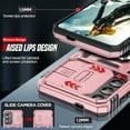 thumbnail image 3 of LeYi for Samsung Galaxy S24 Plus Case, Slide Camera Cover Protection, Rose Gold, 3 of 7