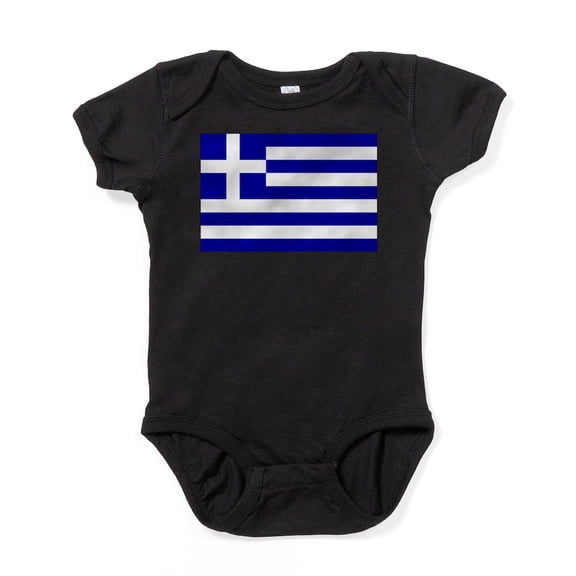 CafePress - Greece Flag Infant Bodysuit - Cute Infant Bodysuit Baby Romper - Size Newborn - 24 Months