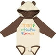 thumbnail image 3 of Inktastic Mimi and Pawpaw Love Me Boys or Girls Long Sleeve Baby Bodysuit, 3 of 5