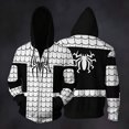 thumbnail image 2 of Spider Hero Zip Hoodie, Graphic Web Printed Long Sleeve Pocket Outerwear Apparel for Men Women Cosplay Party, 2 of 7