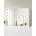 thumbnail image 3 of Large LED Vanity Mirror with 3 Color Lighting Modes – Tabletop Makeup Mirror for Bedroom, Bathroom & Dressing Room – Plug-in, 3 of 7