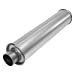 thumbnail image 3 of AP Exhaust Produits APE6527 MSL Ajustement Direct Maximum Silencieux Rond en Acier Aluminisé avec Encolure Entrée et Sortie - 4 Po., 3 of 4