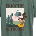 thumbnail image 3 of Disney - Enjoy The Outdoors Mickey - Women's Short Sleeve Graphic T-Shirt, 3 of 5