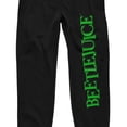 thumbnail image 6 of Beetlejuice Movie Title Logo Men's Black Jogger Pants-3XL, 6 of 7