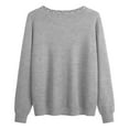 thumbnail image 3 of Sweater Cardigan Women Knitted Button Up Light Grey Sweaters for Women Cozy Sweaters Fall Outfit Womens Sweater, 3 of 6