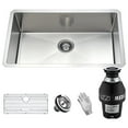 thumbnail image 2 of ANZZI Vanguard Stainless Steel 30'' x 18'' Undermount Kitchen Sink, 2 of 2