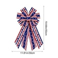 thumbnail image 3 of BVEBJDX Independence Day Decorative Products Patriotic Red White And Blue Bow Decorations Americans Flag Independence Day Decorations, 3 of 6