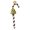 WHITE, variant on Morawski 6.25In Christmas Tree Candycane, Glass, Ornament 10488.19026 White