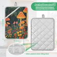 thumbnail image 6 of Yayeee Pot Holders Kitchen Heat Resistant with Pocket 7"x9.8" Cotton Oven Cooking Hot Pads, Forest Mushroom, 6 of 7