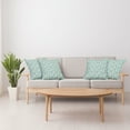 thumbnail image 4 of Ambesonne Nautical Throw Pillow Cover 4 Pack, Marine Elements Wood, 16", Turquoise Cocoa White, 4 of 7