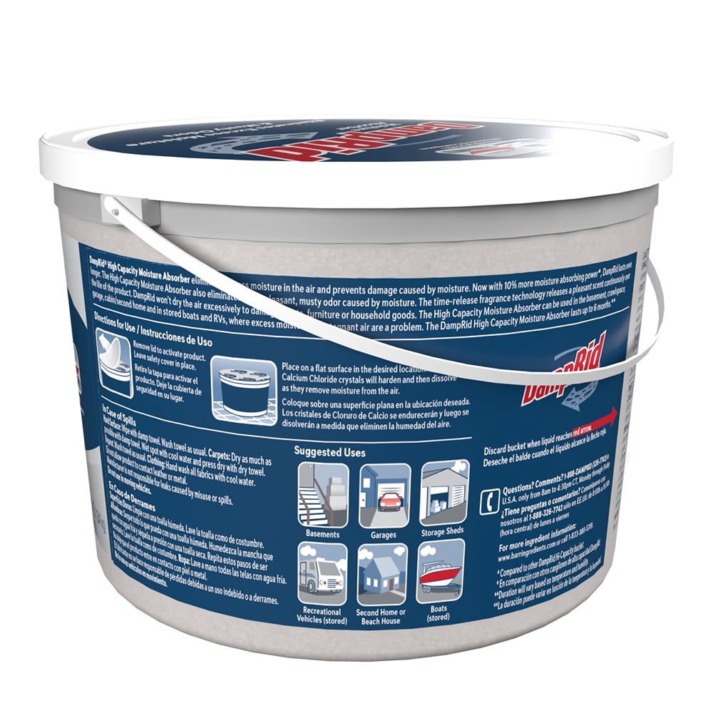 (2 pack) DampRid Hi-Capacity Moisture Absorber, Fresh Scent, 2LB 15.5OZ,