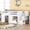 White, variant on Luckynote Twin Solid Wood Low Loft Bed, Montessori Design with Stairs, Under Bed Storage and Drawers, Cream & White