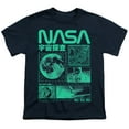 thumbnail image 2 of NASA Mono Collage Kids T Shirt for Youth Boys and Girls, Navy, Small, 2 of 5