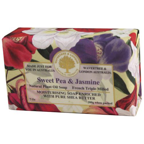 Australian Soapworks Wavertree & London Savon 200 g - Pois Sucrés et Jasmin