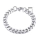 thumbnail image 2 of Pulsera de eslabones de acero inoxidable de 9 mm para hombre, joyería para niños, collar de estilo contemporáneo para regalo, 2 of 8