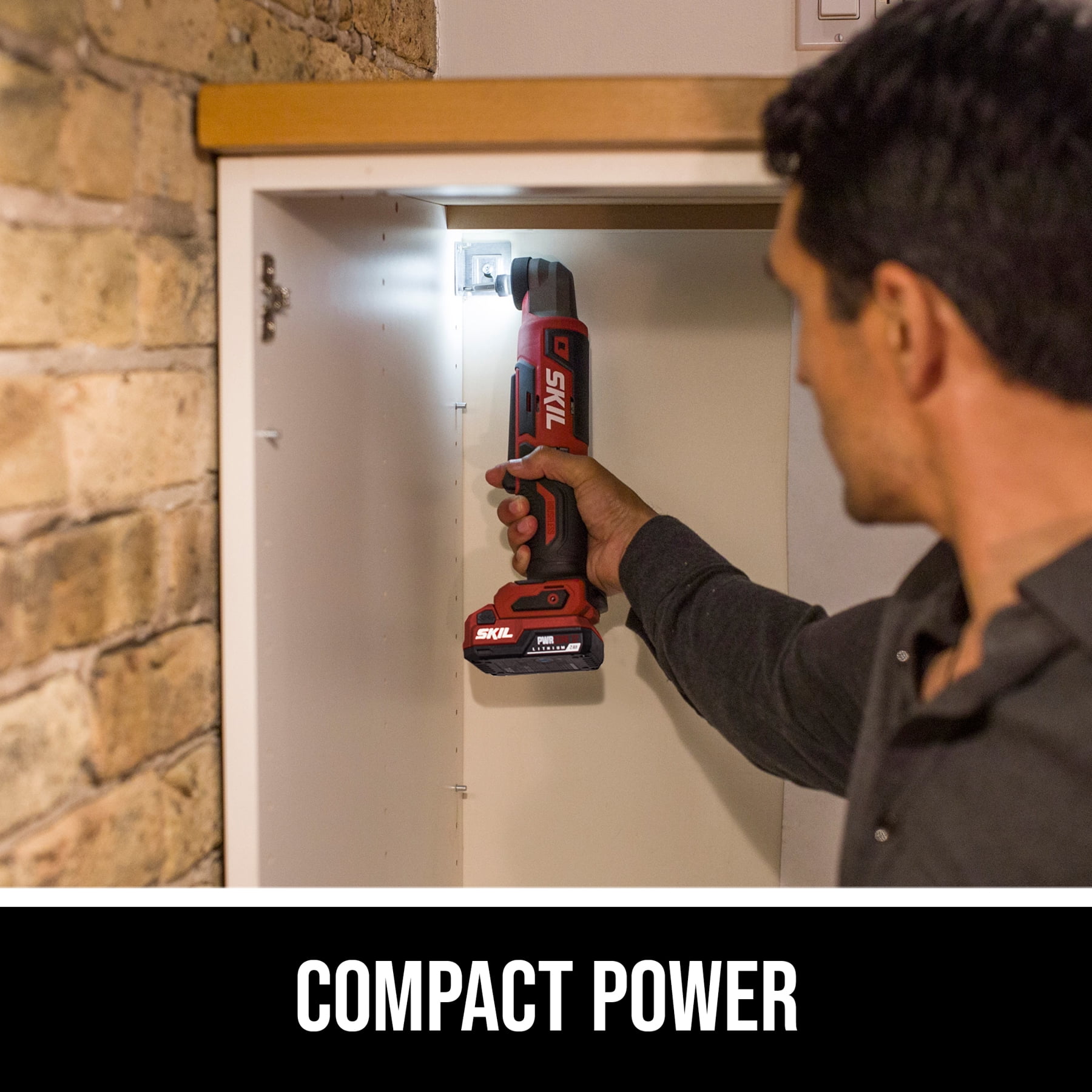 SKIL PWRCORE 12™ Brushless 12V Right Angle Impact Driver with 2.0Ah USB-C Battery and 20W PD Charger -RI5745A-11