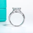 thumbnail image 5 of Silvago Jewel Brilliant 2.4 Ct Round Cut Lab Created Diamond Wedding Ring - Stamped 14k White Gold Over Ring - Twisted Wedding Anniversary Ring - Gift for Women's - Promise Engagement Ring, 5 of 9