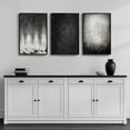 thumbnail image 4 of Framed Black and White Abstract Wall Art, 3 Piece Canvas Prints Paintings Artwork for Walls, Modern Minimalist Gold Beige Block Pictures for Living Room Hallway Office Wall Decor 16x24 Inch, 4 of 6