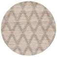 thumbnail image 4 of SAFAVIEH Marbella Baxter Diamond Area Rug, Natural/Ivory, 5' x 8', 4 of 10
