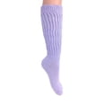 thumbnail image 5 of Extra Long Heavy Slouch Socks Lilac 2 Pair Size 9-11, 5 of 7