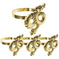 thumbnail image 1 of unbranded 4Ud Metálicos Para Servilletas Con De Dragón Dorado Para Eventos Y Cenas, 1 of 6