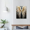 thumbnail image 3 of JEUXUS Angel Wings Painting Canvas Poster Holiday Gift HD Picture Modern Aesthetics Mural Wall Art Decoration, 3 of 4