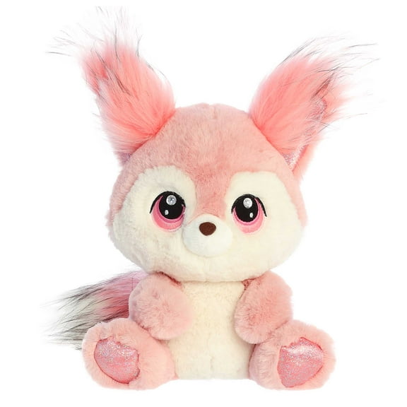 Aurora - Medium Pink Enchanted - 10" Freya Fox - Sparkling Stuffed Animal
