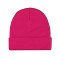 thumbnail image 1 of Knitted Cap Beanie with Cuff - Magenta, 1 of 1