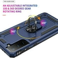 thumbnail image 3 of Samsung Galaxy S21 FE Magnetic Ring Rugged Shockproof Case Heavy Duty Protective Back Cover, 3 of 5