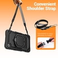 thumbnail image 4 of Case for Samsung Galaxy Tab A9 2023 8.7 inch, 360 Rotating Stand Handle Shoulder Strap Heavy Duty Shockproof Cover, Black, 4 of 7