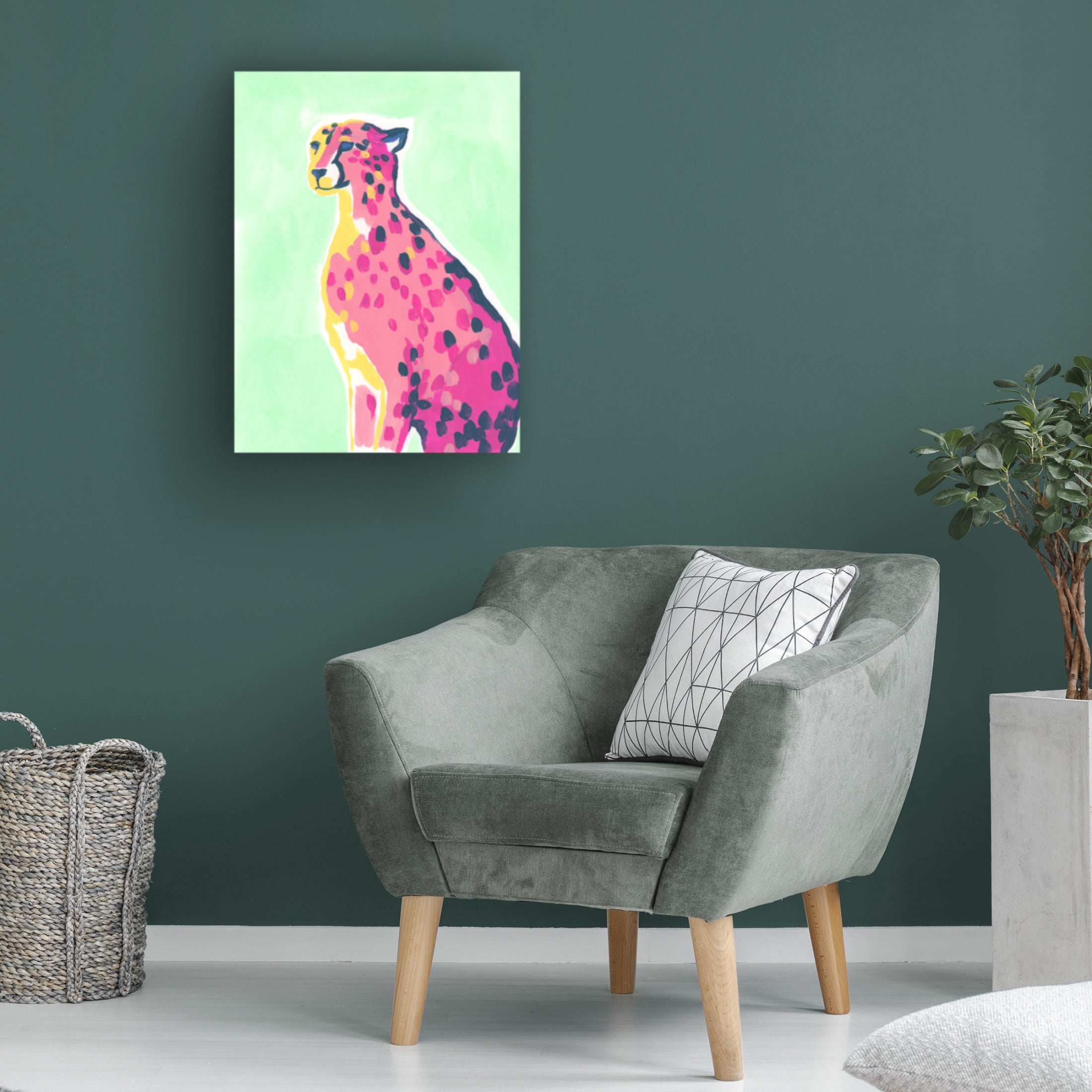 Trademark Fine Art June Erica Vess  Savannah Pop II Canvas Wall Art