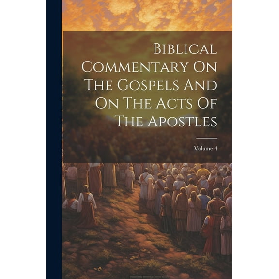 Biblical Commentary On The Gospels And On The Acts Of The Apostles; Volume 4 (Paperback)