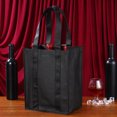 thumbnail image 4 of 6 bolsas de tela para botellas de vino, ideales para regalos, compras, viajes, camping y picnics. Reutilizables, con compartimentos., 4 of 7