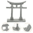 thumbnail image 3 of Aquarium Accessories Small Sandstone Crafts Miniature Torii Gate Shinto Shrine Gate Micro Landscape Decor Torii Garden Statue, 3 of 3