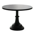 thumbnail image 2 of Metal Cake Stand, Round Dessert Display Plate Thanksgiving Black Cake Stand Rust Prevention Dessert Display with Metal Poles for Anniversaries Parties, 2 of 8