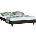 thumbnail image 3 of Black Platform Queen Bed with Two Nightstands, 3 of 5