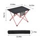 thumbnail image 3 of Mesa plegable portátil ultraligera de aluminio para exteriores, ideal para camping y senderismo, ideal para picnics, camping y barbacoas., 3 of 9