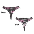 thumbnail image 3 of Balery Lovely Mom Ever Tangas de Algodón para Mujer con Estampado – Ropa Interior Sexy, Transpirable, G-string-Medium, 3 of 6