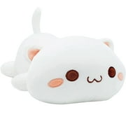 Cute Kitten Plush Toys Stuffed Animal Pet Kitty Soft Anime Cat Plush Pillow for Kids 12"
