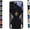 Black B, variant on Dragon Compatible with Magsafe Glass Phone Case,Merryklein Personalized Name Magnetic Gradient Dragon Pattern Glass Phone Case