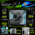 thumbnail image 3 of Computadora Gamer Completa DXT GAMING NVIDIA GeForce RTX 5050 Intel Core Ultra 5 225F 32GB DDR5 SSD 1TB Monitor 27 165Hz Sistema Liquido WIFI BT W11 Silver gaming estable, 3 of 6