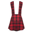 thumbnail image 3 of FASHIONWT Women's Plaid High Waist Suspender Mini Skirt, 3 of 7