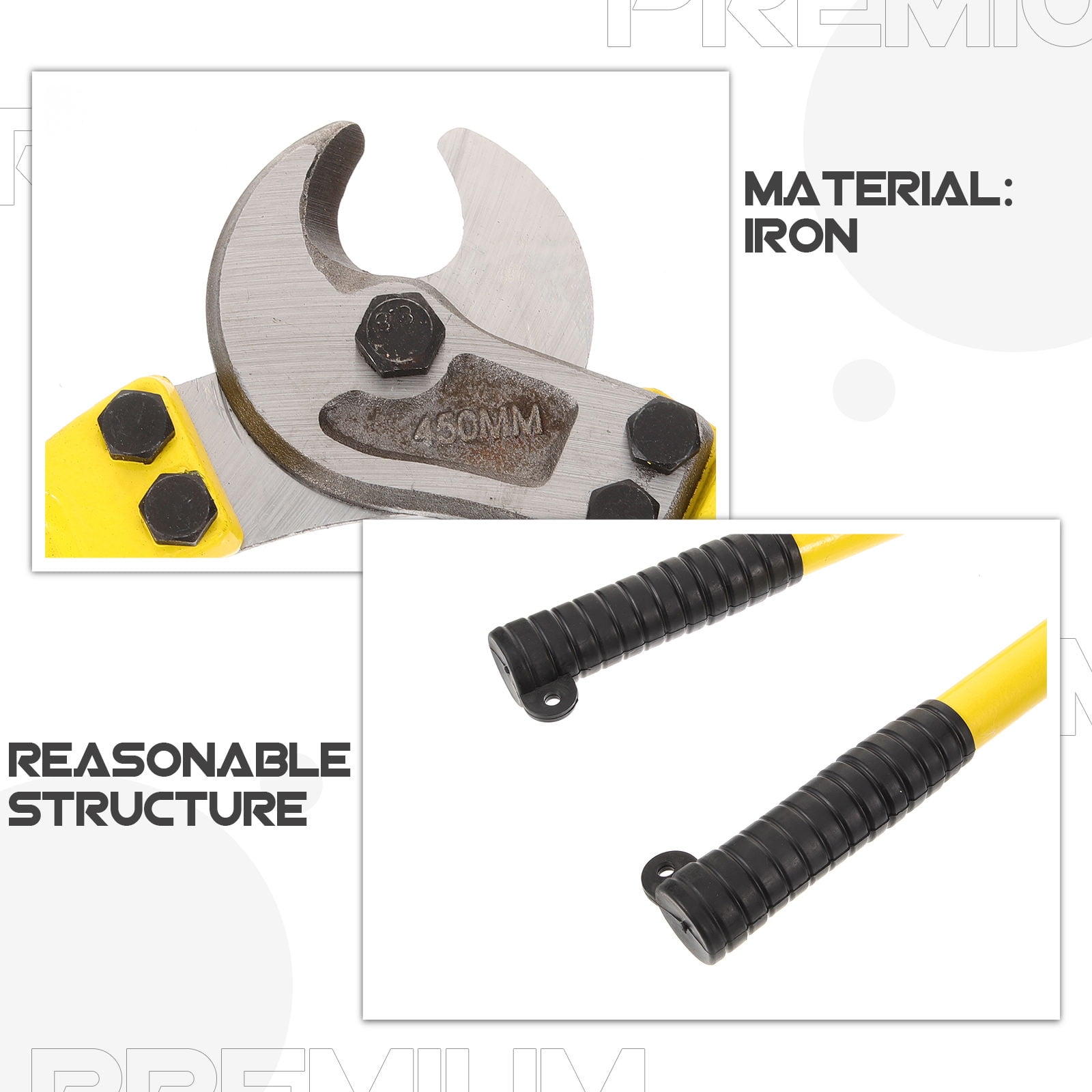 HOMEMAXS Cable Machine Electrical Wire Cable Cutter 45.00X15.00X3.00CM