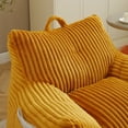 thumbnail image 3 of Jopath Giant Bean Bag Chair,Giant Plush Bean Bag Chair For Adults With Armrests And Footstool,Cozy Fluffy Cloud Mini Couch For Living Room, Bedroom & Dorm Orange, 3 of 7
