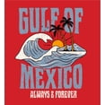 thumbnail image 4 of Gulf of Mexico Always & Forever Youth Red Crew Neck Short Sleeve Tee-Medium, 4 of 4